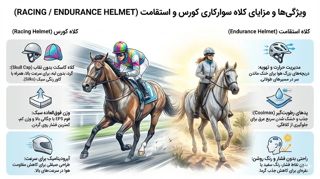 کلاه کورس و استقامت 