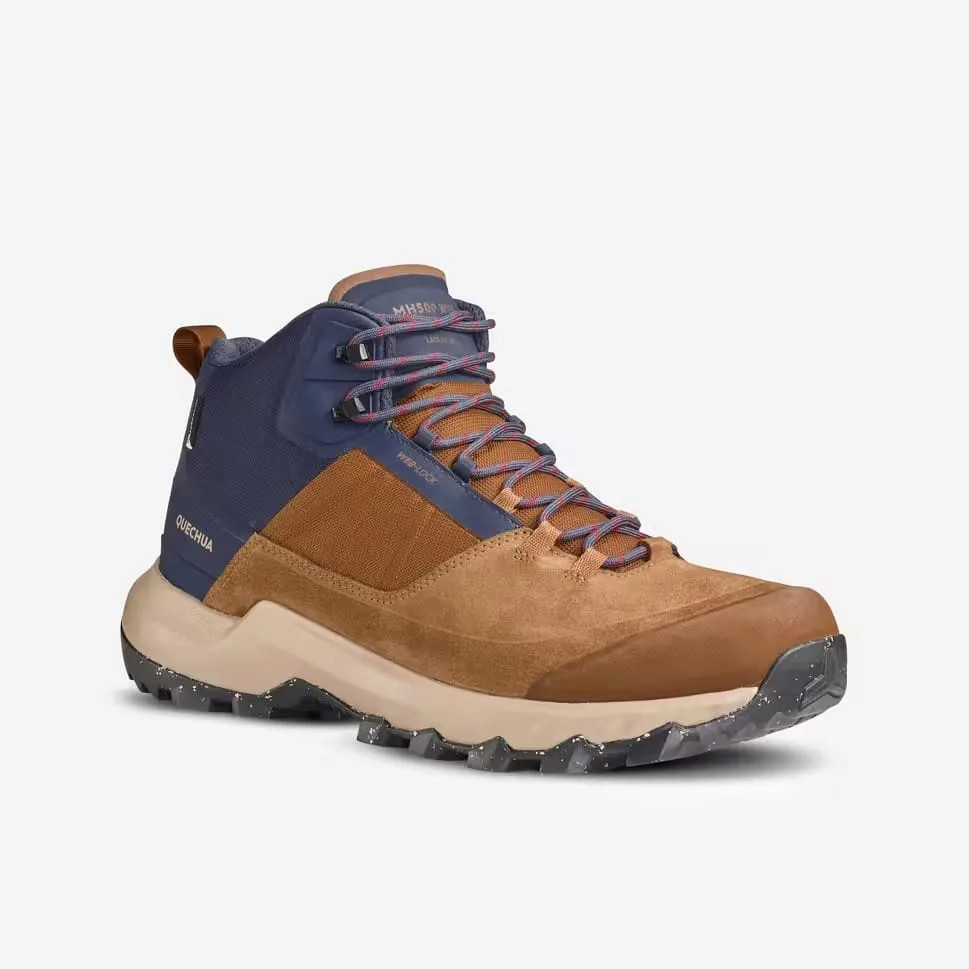 بوت ضدآب مردانه QUECHUA مدل MH500 Mid – قهوه‌ای