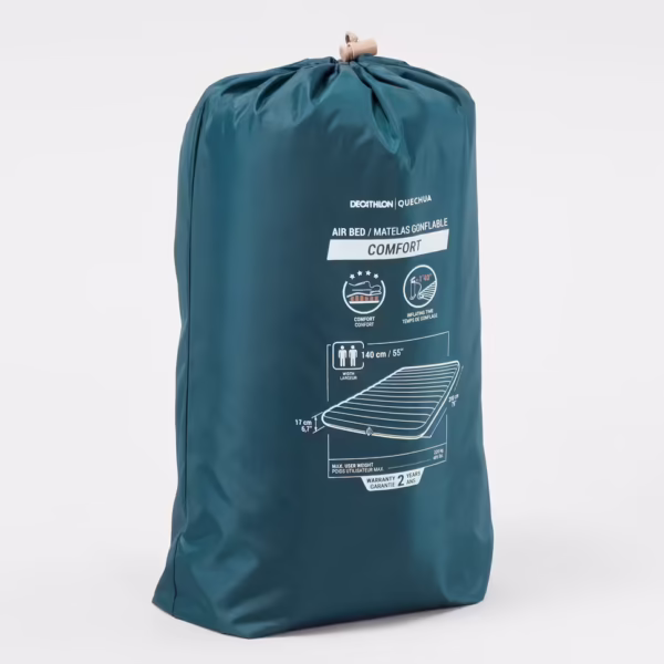 تشک بادی کمپینگ دو نفره QUECHUA مدل Air Comfort – عرض ۱۴۰ سانتی‌متر