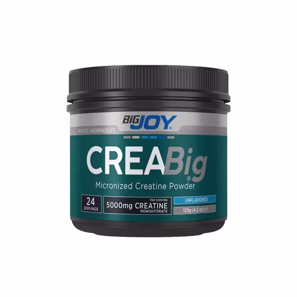 پودر کراتین میکرونیزه Big Joy Crea Big – بدون طعم – ۱۲۰ گرم