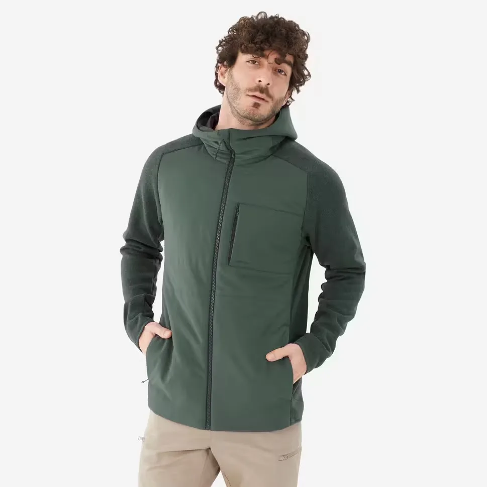 سویشرت هودی هیبرید مردانه QUECHUA برای فضای باز – مدل NH500