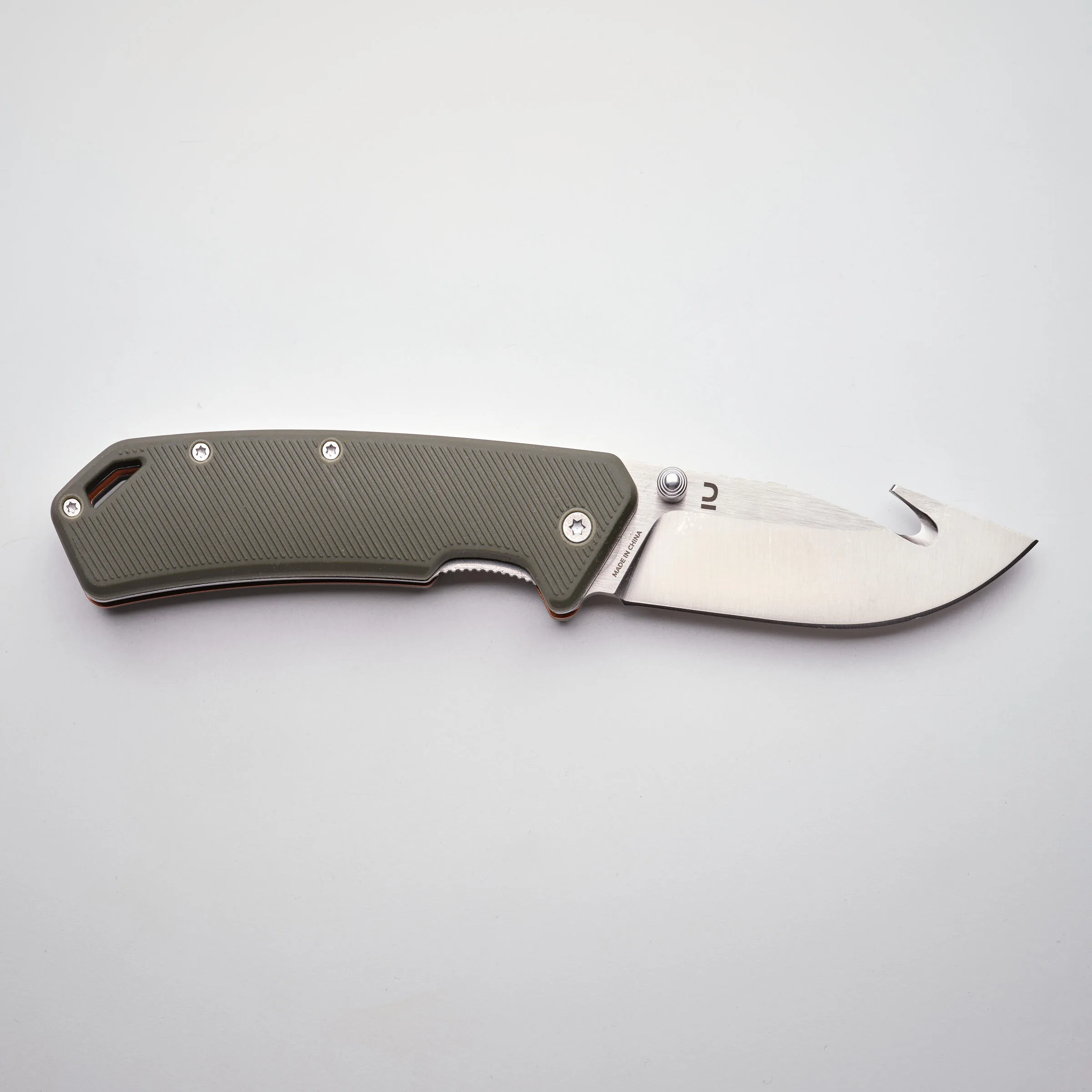 چاقوی شکار تاشو SOLOGNAC Axis 80 – سبز – فولاد ضدزنگ