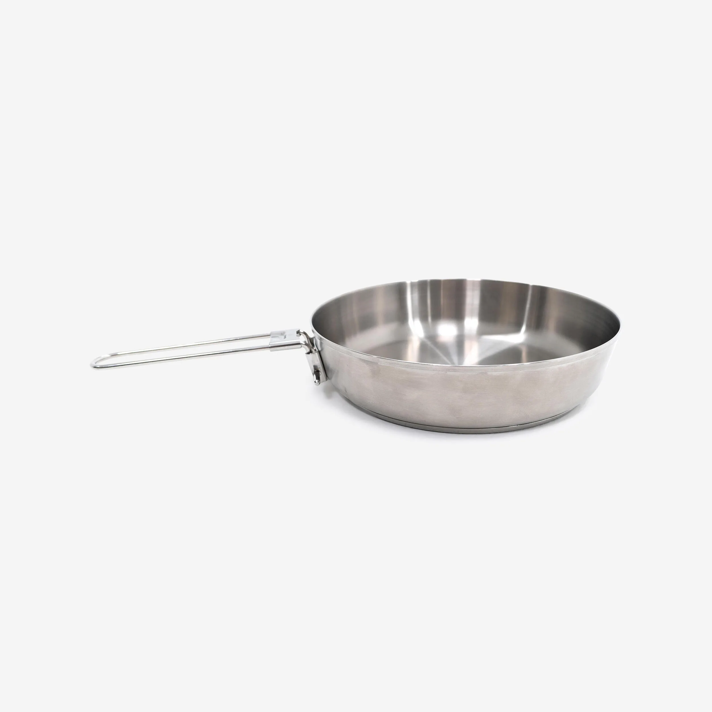 ماهیتابه کمپینگ استیل ضدزنگ Quechua – ظرفیت 1.2 لیتر – قطر 20 سانتی‌متر