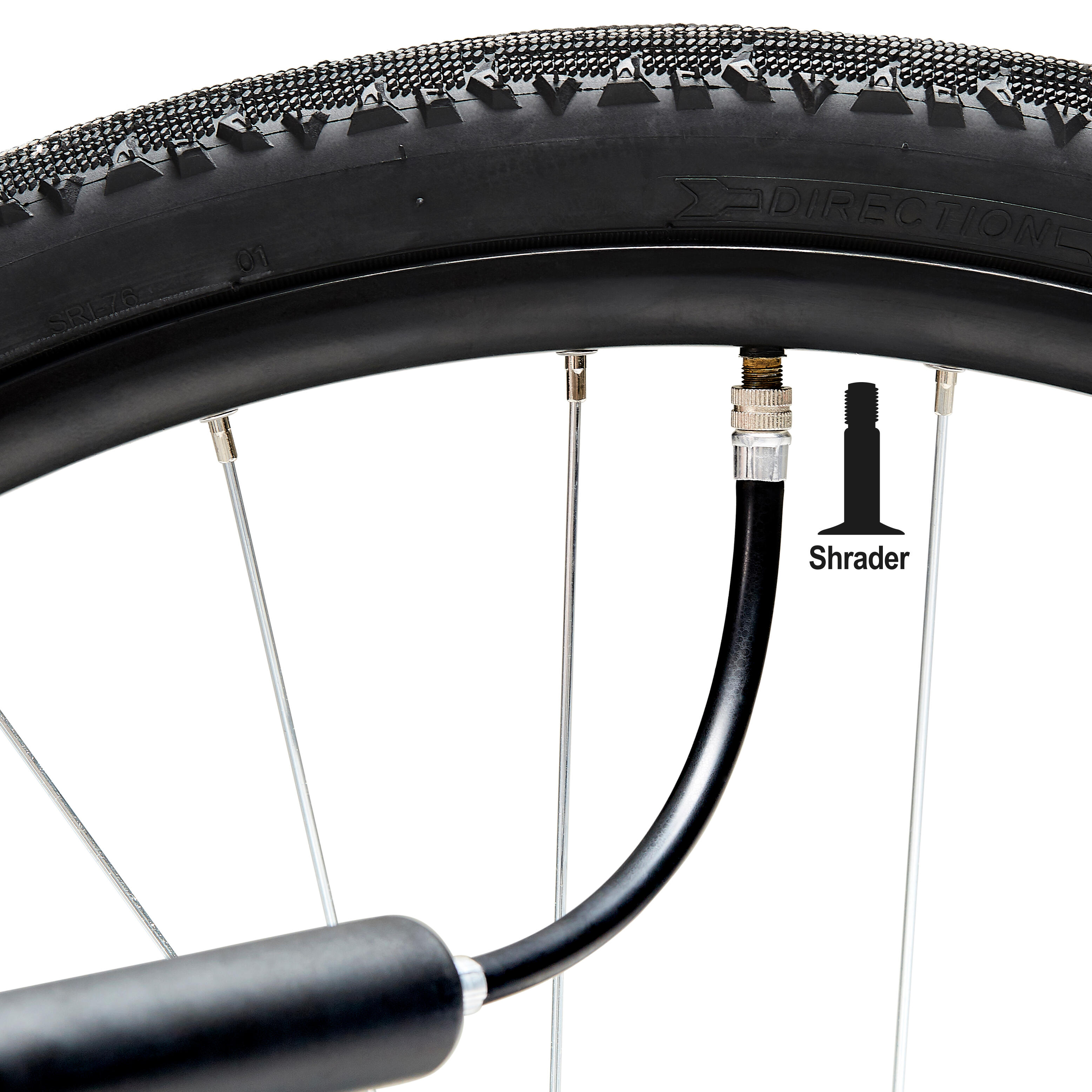 اتصال انعطاف‌پذیر ROCKRIDER - مناسب شیر تایر Presta و Schrader