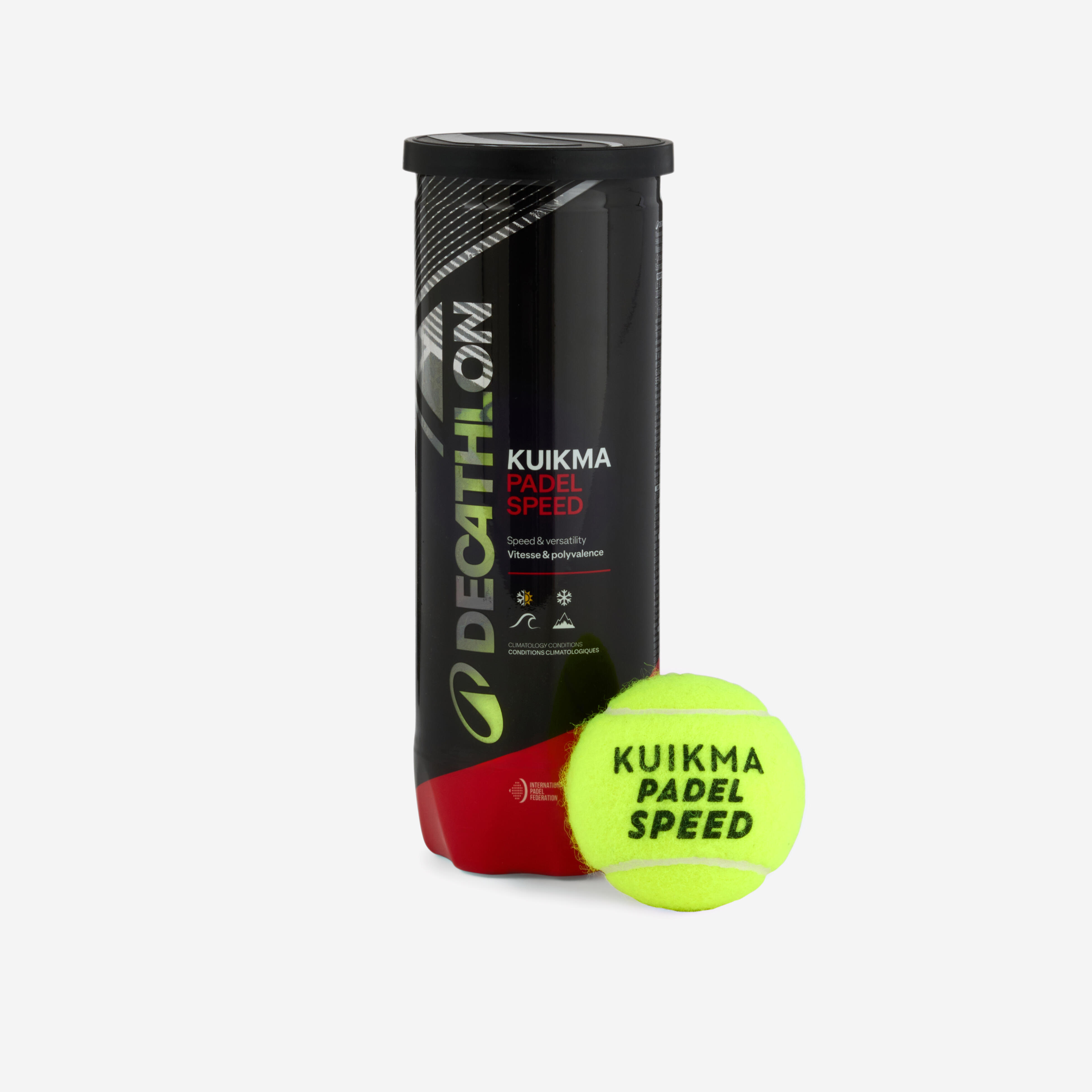 توپ پدل تحت فشار - بسته‌ ۳ عددی - مدل Kuikma PB Speed