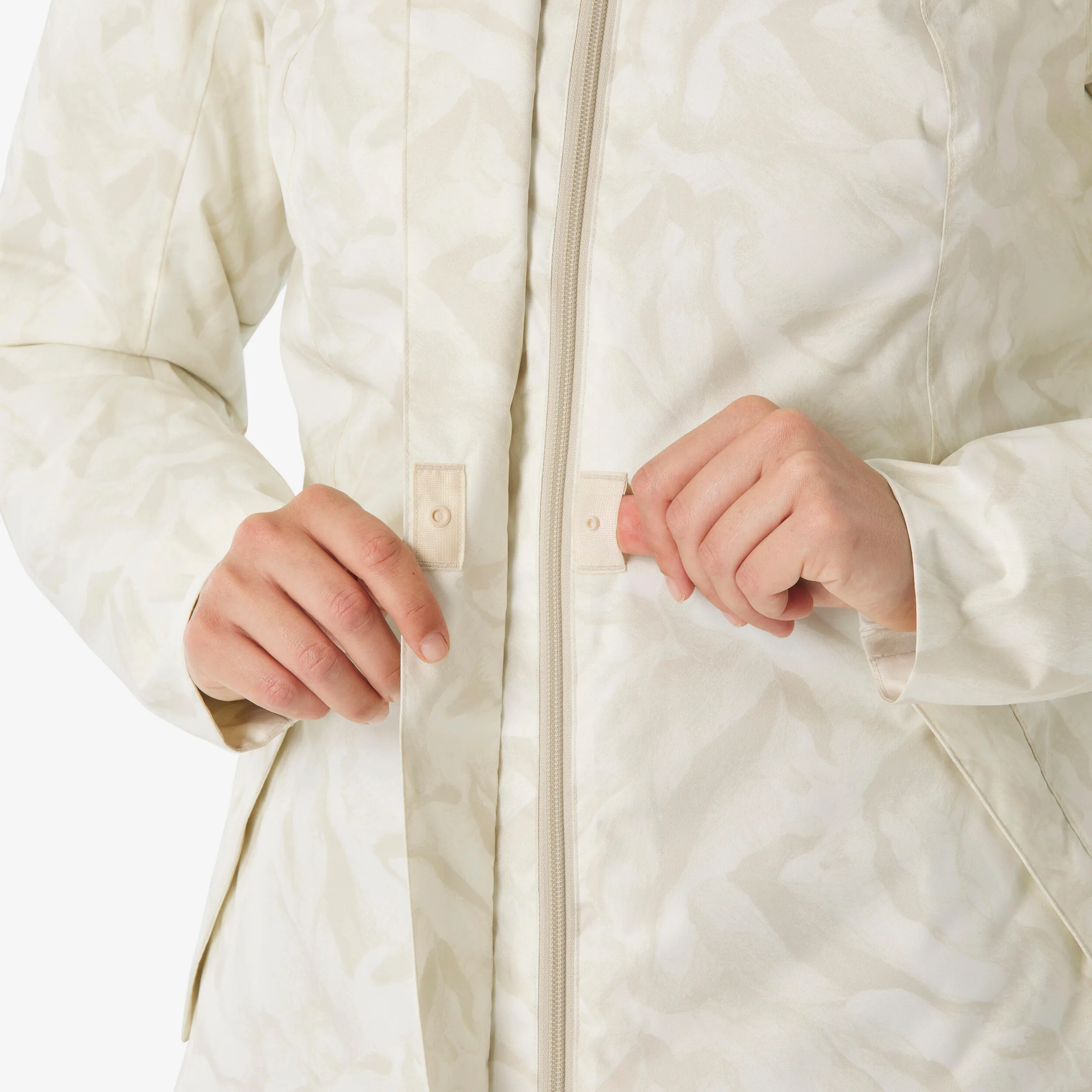 68f66a9870b49_1760979608 Kadın Outdoor Su Geçirmez Kar Montu/Kışlık Mont - Mor - NH500 -10 °C