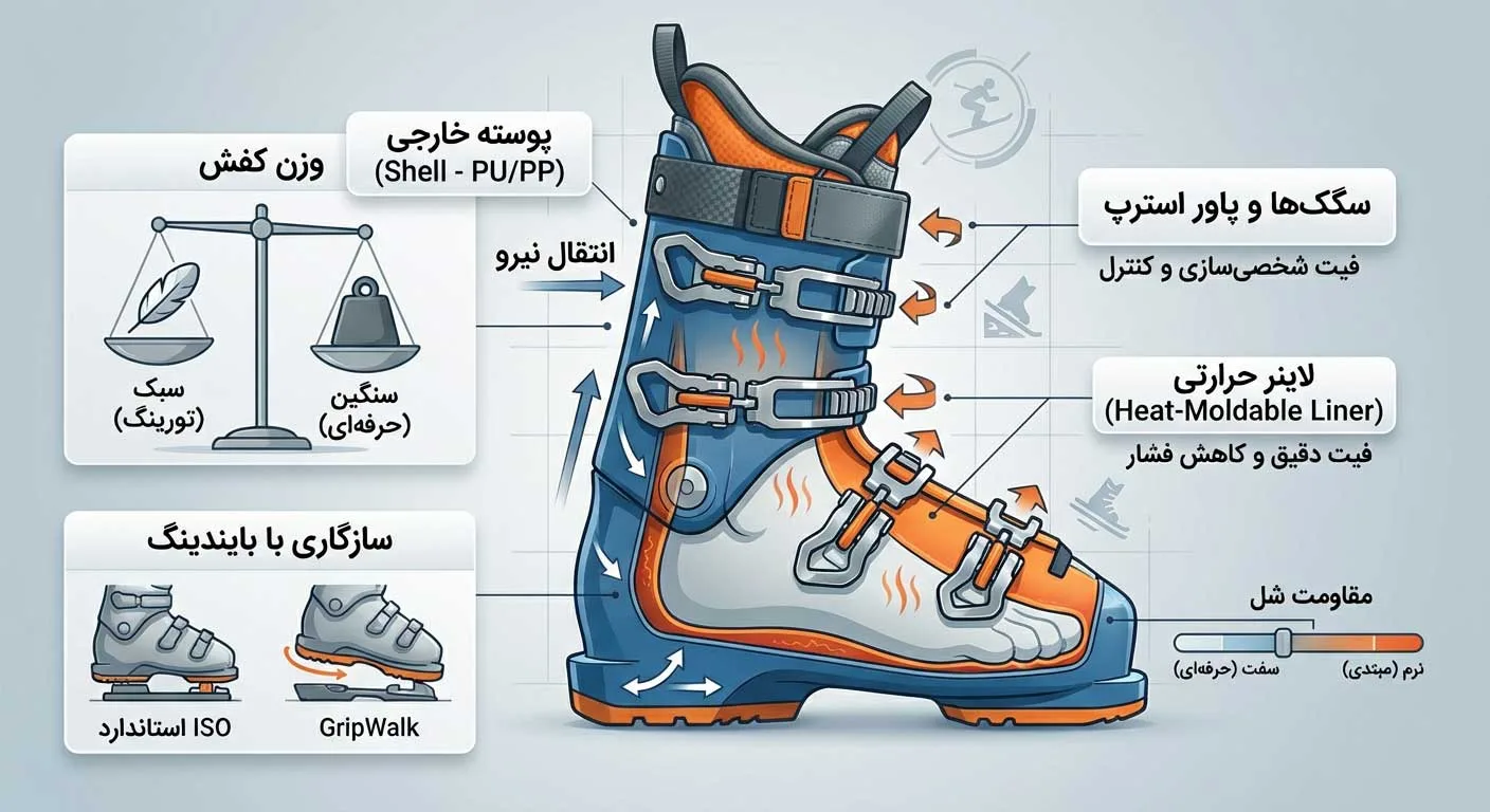 خرید کفش اسکی