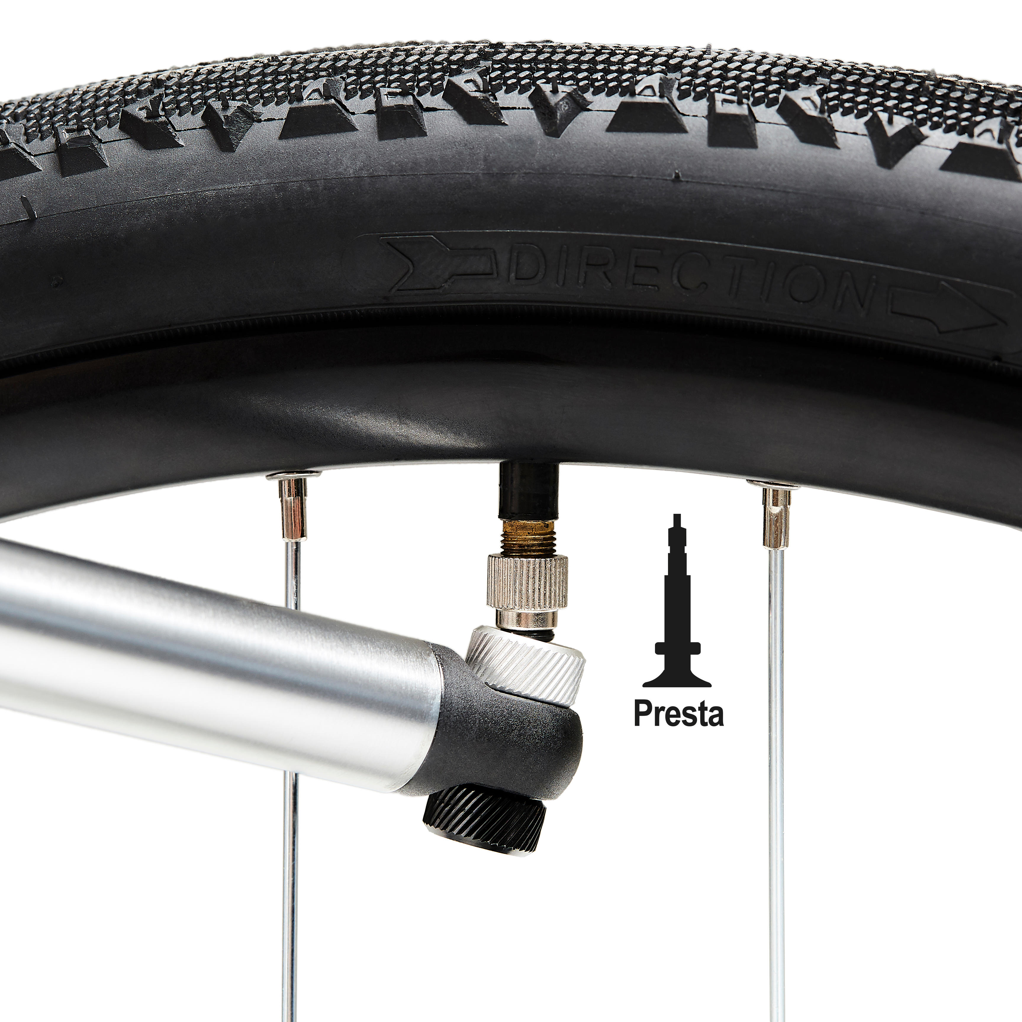 اتصال انعطاف‌پذیر ROCKRIDER - مناسب شیر تایر Presta و Schrader