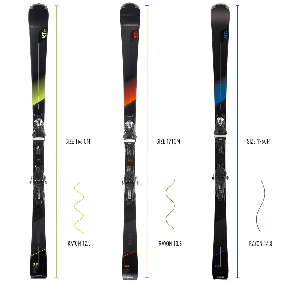 اسکی مردانه WEDZE مدل Alpine Ski Boost 900 – همراه با اتصالات