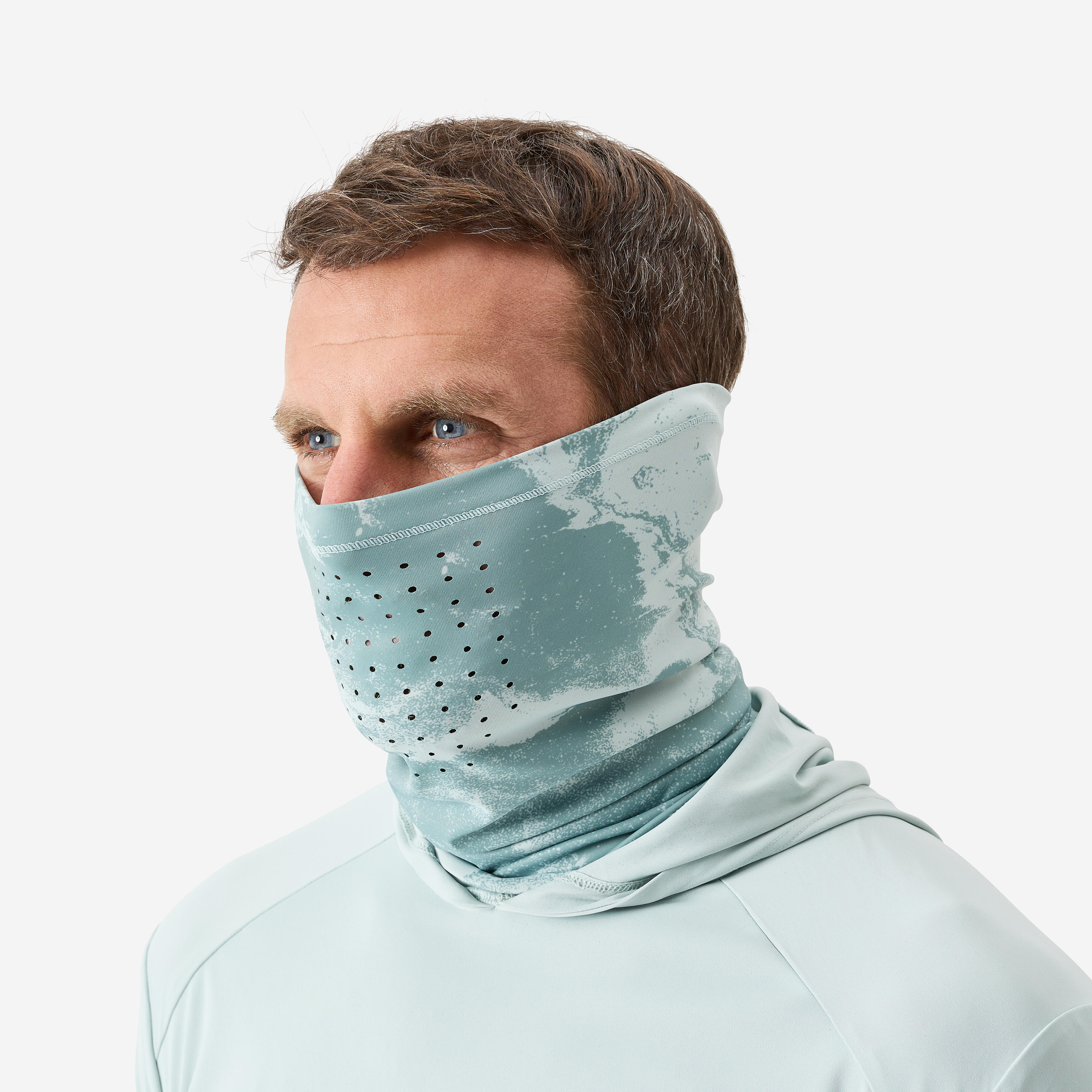 گتر گردن (اسکارف) محافظ در برابر UV - مخصوص ماهیگیری - سبز - مدل 500