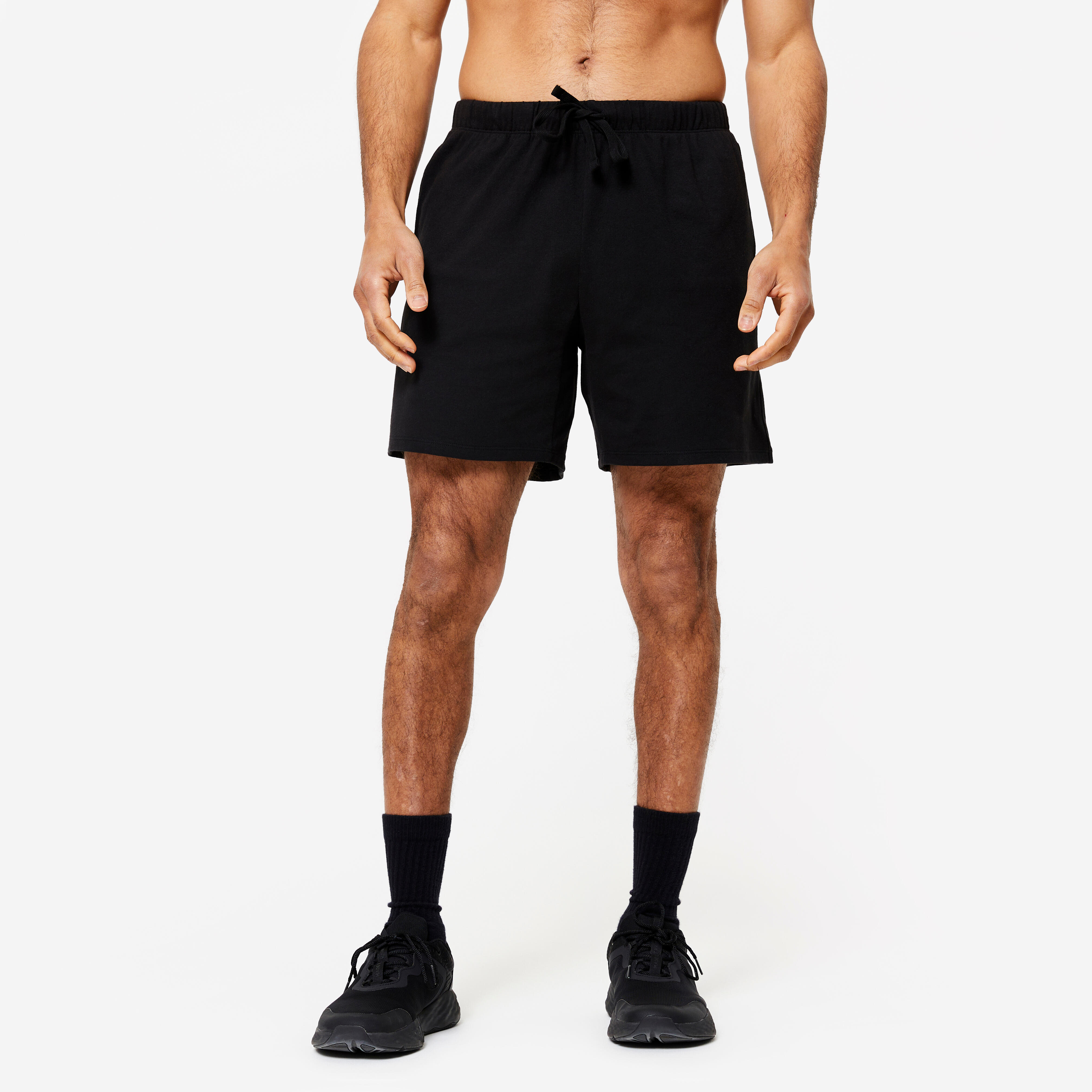 شورت ورزشی مردانه DOMYOS – مشکی – سایز 100 – Fitness Light Training