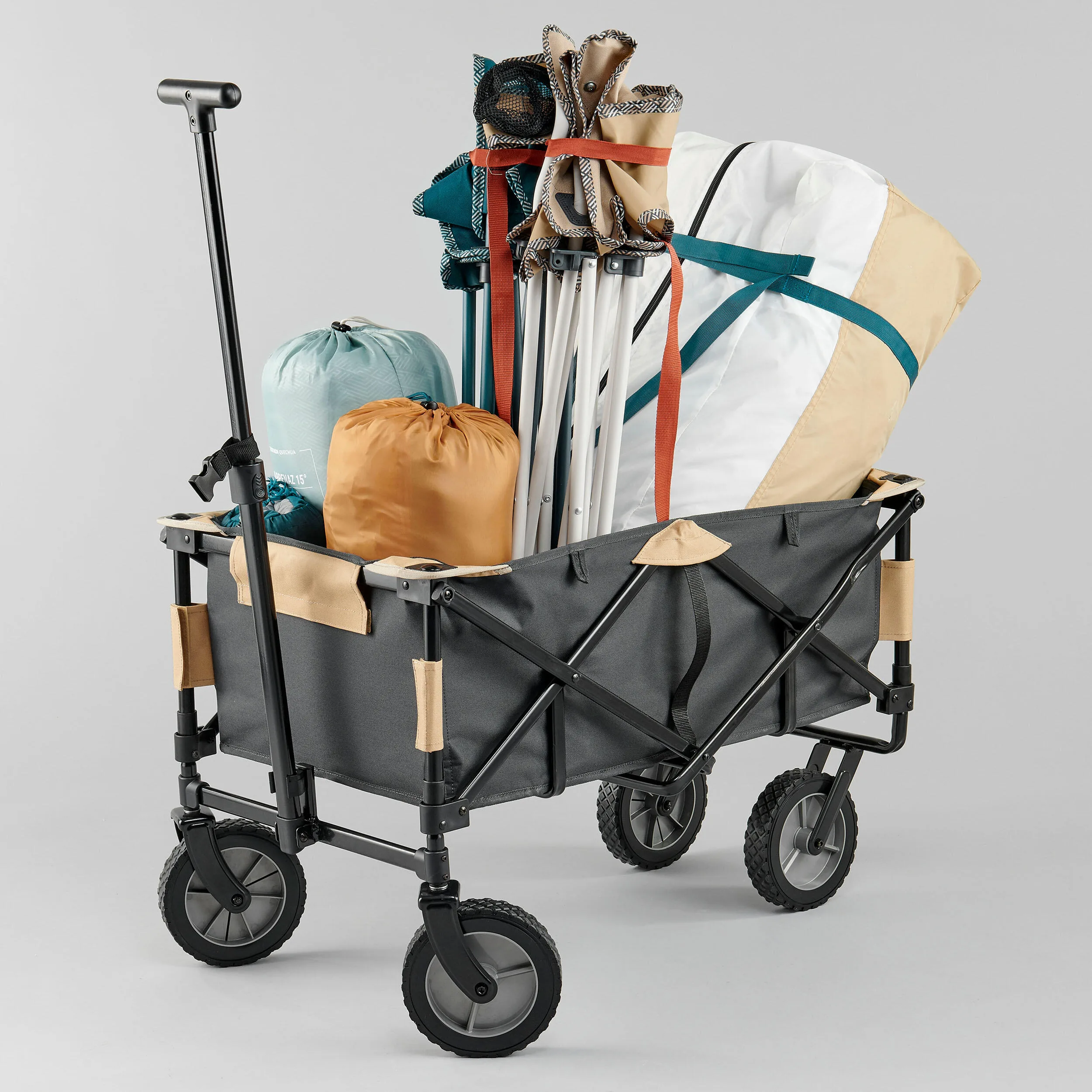 چرخ دستی کمپینگ تاشو QUECHUA – مدل Trolley