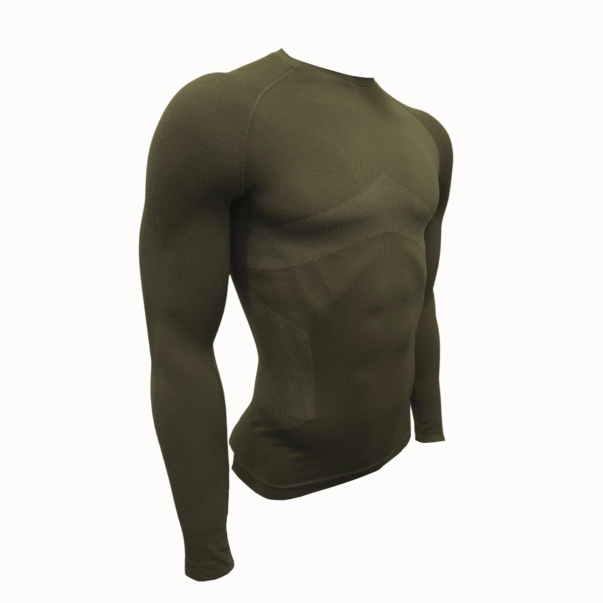 زیرپوش حرارتی مردانه – بدون دوخت – مناسب اسکی – رنگ خاکی – DECATHLON
