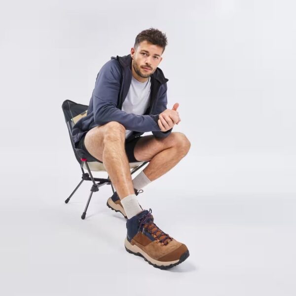 بوت ضدآب مردانه QUECHUA مدل MH500 Mid - قهوه‌ای - Image 8