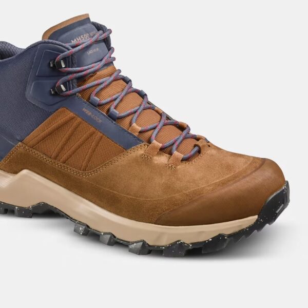 بوت ضدآب مردانه QUECHUA مدل MH500 Mid - قهوه‌ای - Image 6