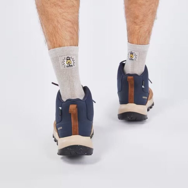 بوت ضدآب مردانه QUECHUA مدل MH500 Mid - قهوه‌ای - Image 7