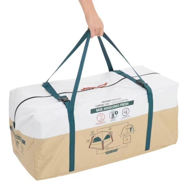 چادر سایبان انفلتایبل 8 نفره QUECHUA - Base Air Seconds Fresh - Image 4
