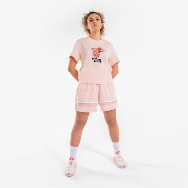 شلوارک بسکتبال یونی‌سکس تارماک - بنفش - مدل NBA Miami Heat - SH900 - Image 4