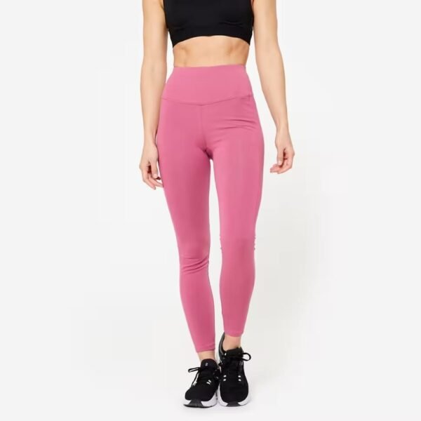 لگینگ زنانه DOMYOS مدل High Waist Shaping Dusty Rose