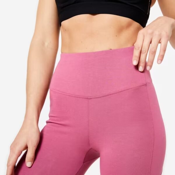 لگینگ زنانه DOMYOS مدل High Waist Shaping Dusty Rose - Image 5