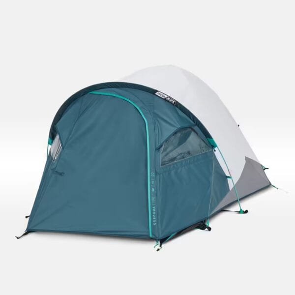 چادر کمپینگ 2 نفره QUECHUA MH100 Fresh & Black -سایز XL - Image 2
