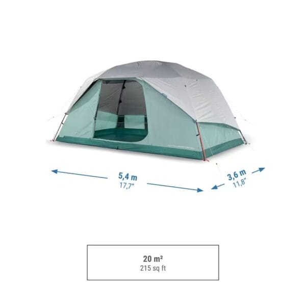 چادر کمپینگ 6 نفره QUECHUA - Arpenaz 6 Ultrafresh - Image 4