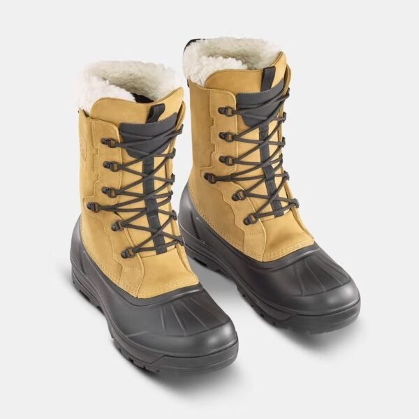 بوت چرمی ضدآب مردانه QUECHUA مدل SH900 - Image 3