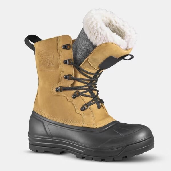 بوت چرمی ضدآب مردانه QUECHUA مدل SH900 - Image 5