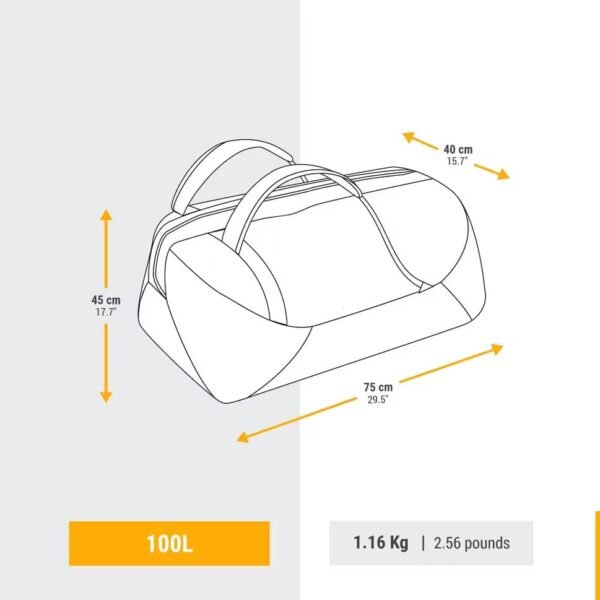 کوله پشتی مسافرتی کوهنوردی 100 لیتری مدل Duffel 100 Basic - Image 4