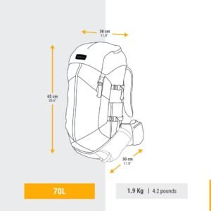 کوله‌پشتی کوهنوردی زنانه FORCLAZ مدل MT100 Easyfit