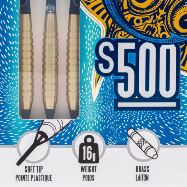 تیر دارت کاناورال مدل S500 - 3 عددی - نوک پلاستیکی