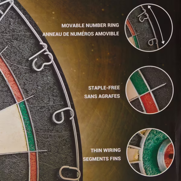 برد دارت کاناورال مدل کلاب 700 (CANAVERAL Club 700 Dartboard)