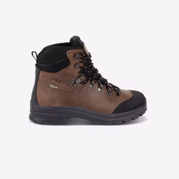 بوت شکار مردانه چرمی ضدآب AIGLE مدل Fleshside