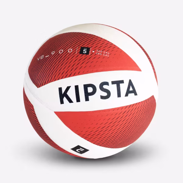 توپ والیبال KIPSTA مدل V900 - سفید / قرمز - سایز 5
