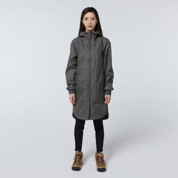 بارانی زنانه فضای باز QUECHUA - مدل Raincut Long - Image 5