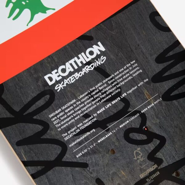 تخته اسکیت‌برد - 8 اینچ - مدل Popsicle Make Life Skate Life Lebanon - برند DECATHLON - Image 6