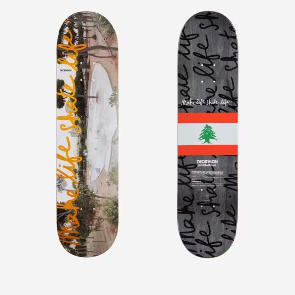 تخته اسکیت‌برد - 8 اینچ - مدل Popsicle Make Life Skate Life Lebanon - برند DECATHLON