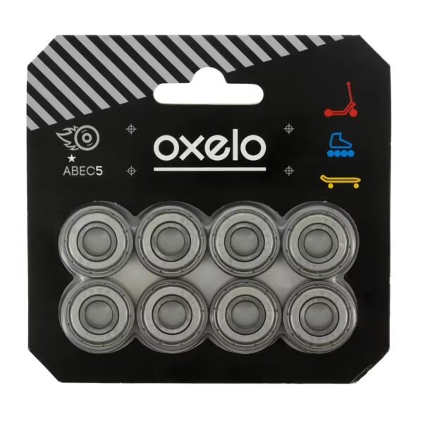 ست بلبرینگ اسکیت‌برد / اسکیت / اسکوتر - 8 عدد - ABEC 5 - برند OXELO