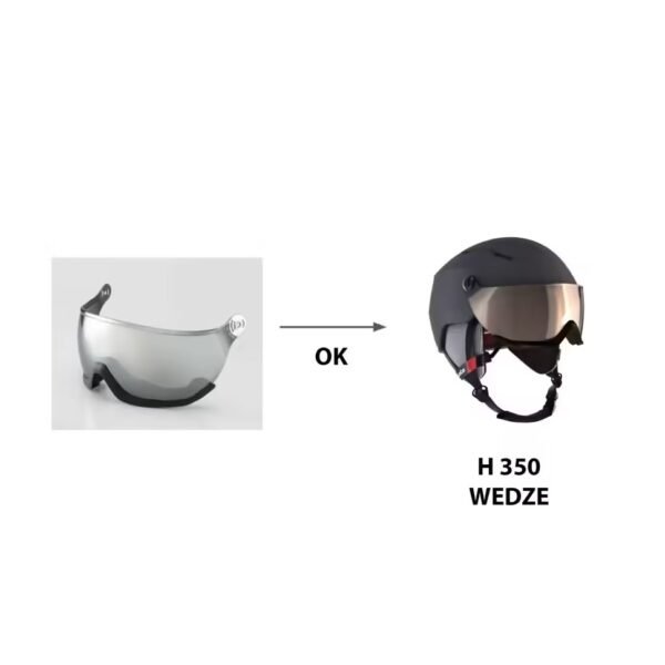ویزر کلاه ایمنی اسکی WEDZE - H350 S3 - Image 4