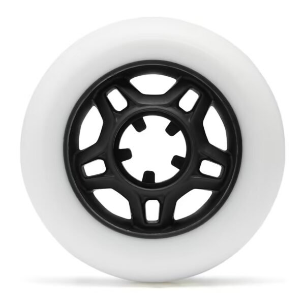 چرخ اسکیت فیتنس - 4 عدد - 76 میلی‌متر / 80A - سفید - برند OXELO - Image 4