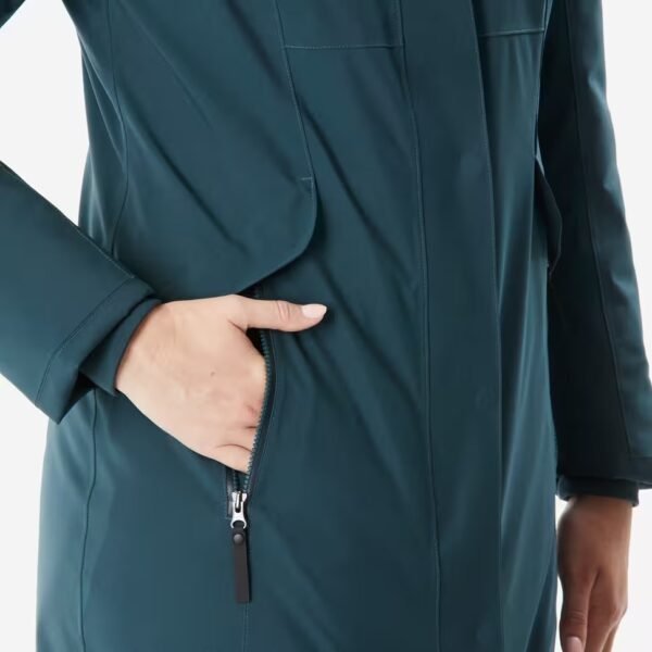 کاپشن زنانه QUECHUA مدل SH500 - ضد آب - دمای تا -10°C - فیروزه‌ای - Image 4
