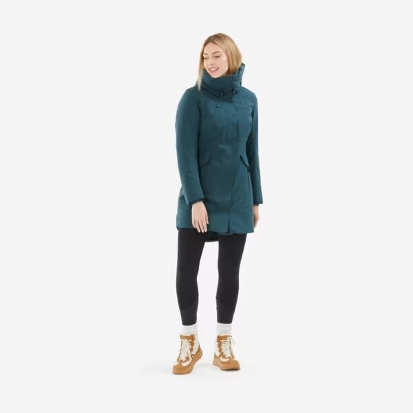 کاپشن زنانه QUECHUA مدل SH500 - ضد آب - دمای تا -10°C - فیروزه‌ای - Image 6