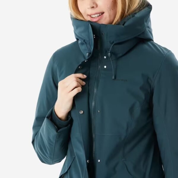 کاپشن زنانه QUECHUA مدل SH500 - ضد آب - دمای تا -10°C - فیروزه‌ای - Image 13