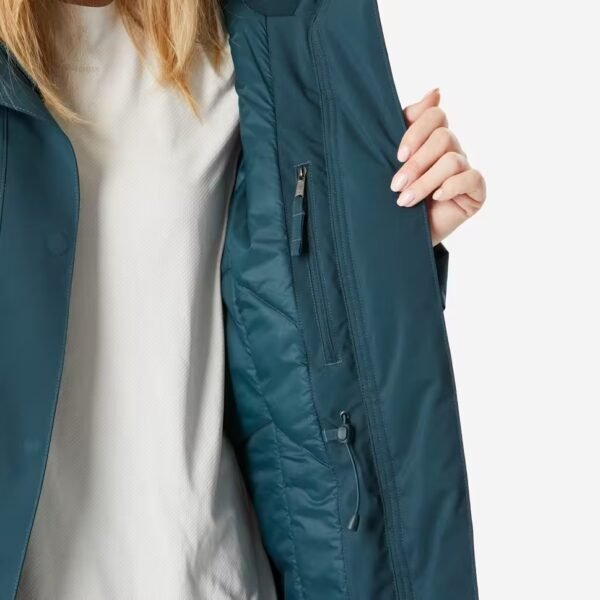 کاپشن زنانه QUECHUA مدل SH500 - ضد آب - دمای تا -10°C - فیروزه‌ای - Image 12