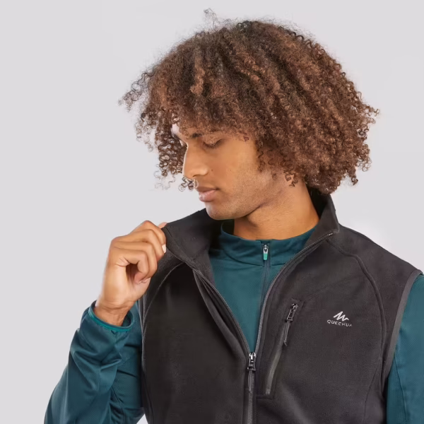 جلیقه پلار مردانه QUECHUA مدل MH120 - مشکی