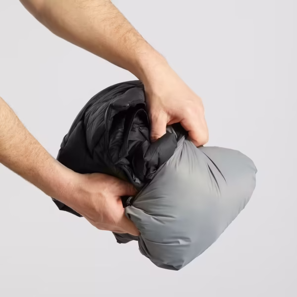 کاپشن پف‌دار مردانه - خاکی - FORCLAZ MT100