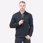 کاپشن پلار مردانه QUECHUA مدل SH100 - آبی‌تیره