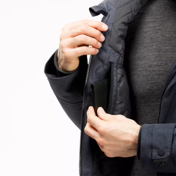 کاپشن زمستانی ضدآب مردانه QUECHUA مدل SH500