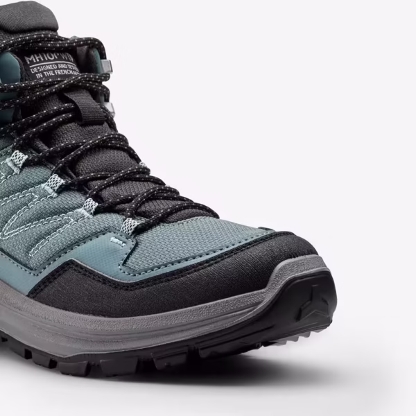 بوت ضدآب زنانه QUECHUA مدل MH100 Mid - سبز