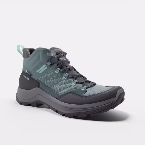 بوت ضدآب زنانه QUECHUA مدل MH100 Mid - سبز